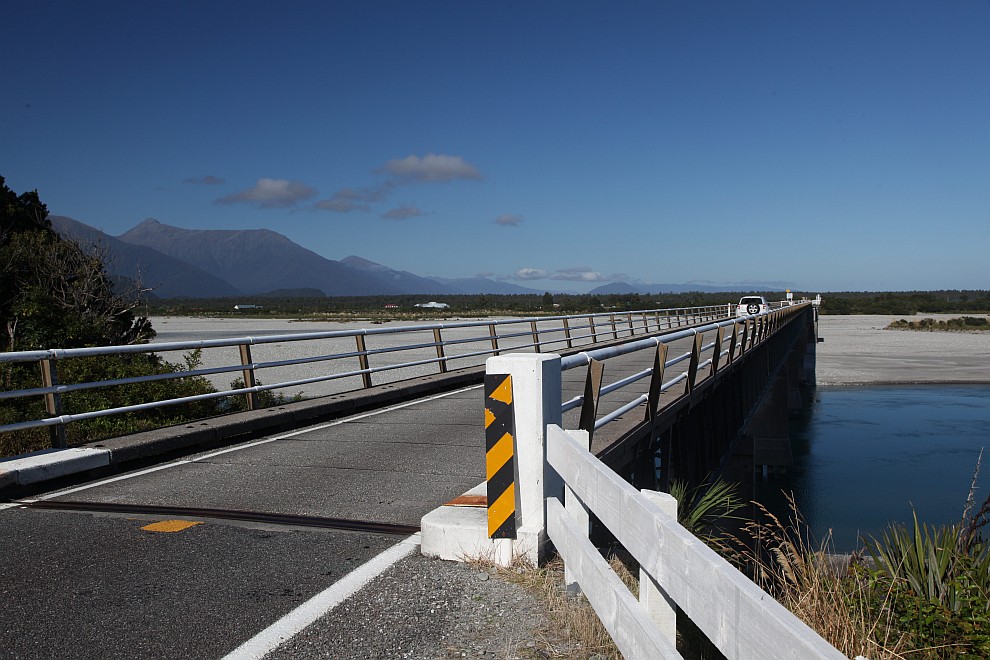 Brücke über den Haast Rivre
