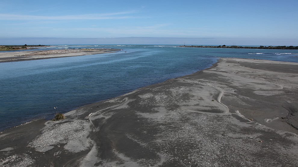 Mündung des Hokitika River