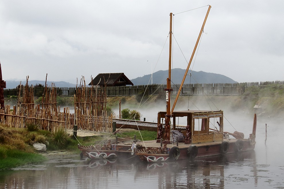 Maori-Segelboot