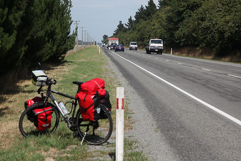 Strasse mit Fahrrad
